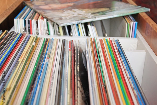 Fototapeta schallplatten