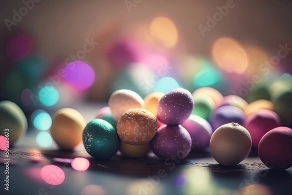 Fototapeta Professional Quality Easter Sunday: Soft Shadows and No Contrast - AI generated