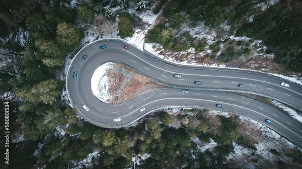 Obraz Haarnadelkurve