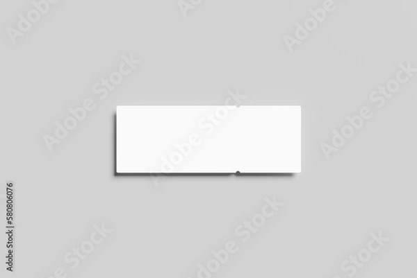 Obraz Ticket Blank Mockup
