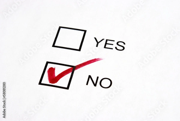 Obraz Vote No