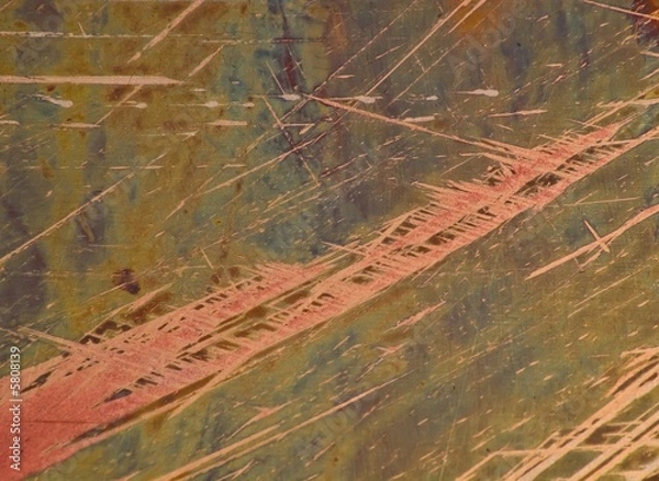 Fototapeta Etched Metal Background