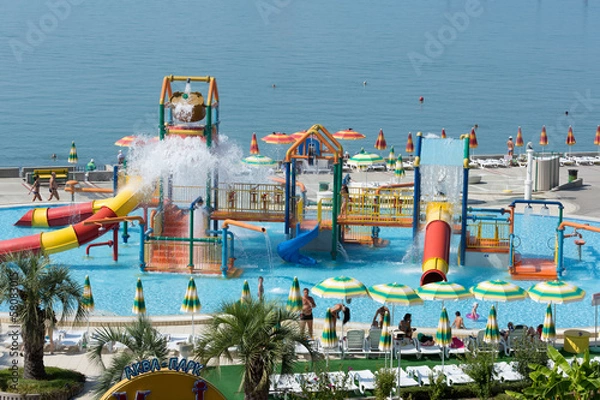 Obraz Аквапарк на берегу Чёрного моря в городе Сочи