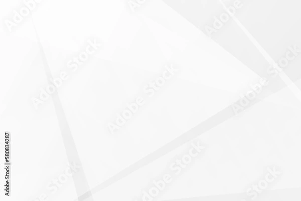 Fototapeta Abstract white and grey on light silver background modern design. Vector illustration EPS 10.