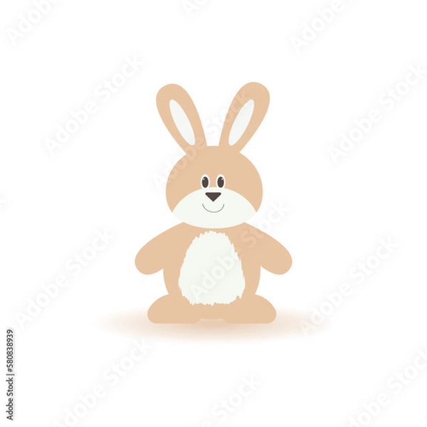 Obraz Easter rabbit. Holiday. Vector illustration.
