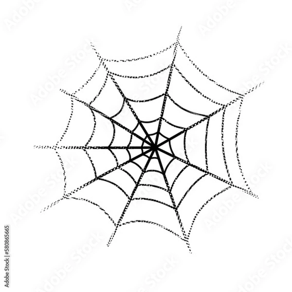 Obraz Spider Web vintage halftone Icon Design Vector Art Illustration Stock Vector Image