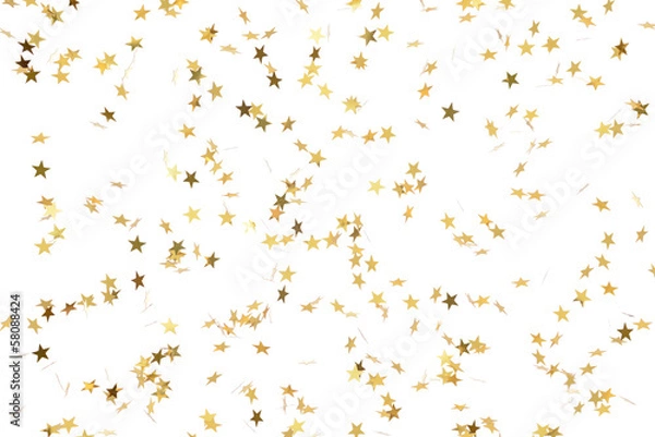 Fototapeta Sternkonfetti