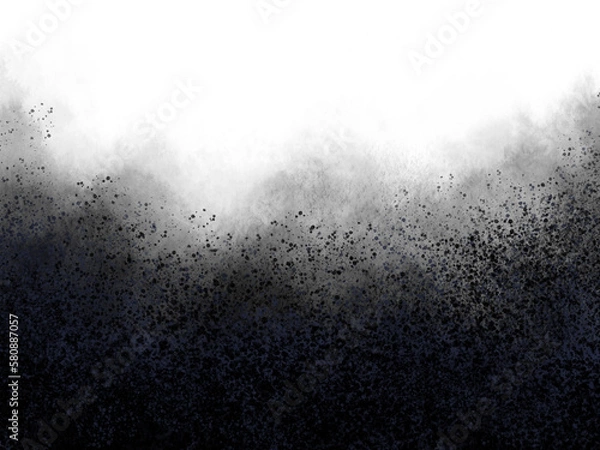 Fototapeta もやもやと不安で重苦しい気持ちをイメージした背景イラスト