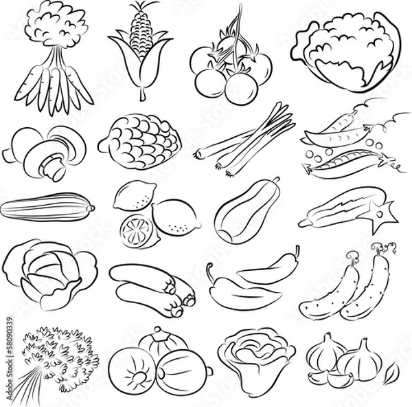 Fototapeta Vegetables