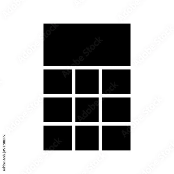 Fototapeta calculator icon or logo isolated sign symbol vector illustration - high quality black style vector icons
