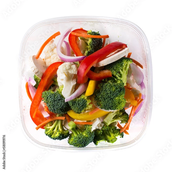 Obraz Bowl of vegetable salad