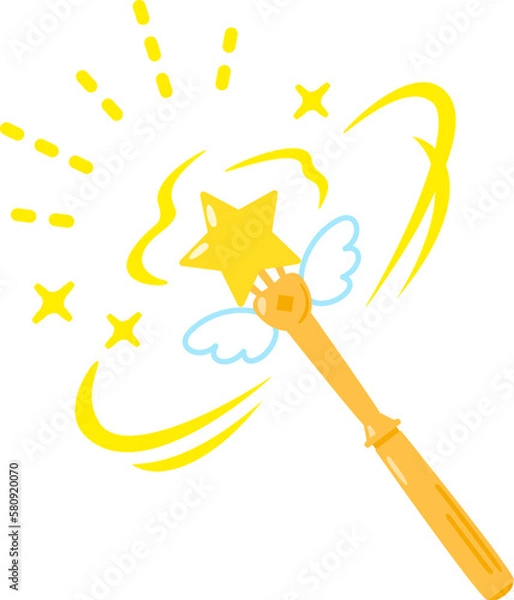 Obraz ファンシーな魔法の杖