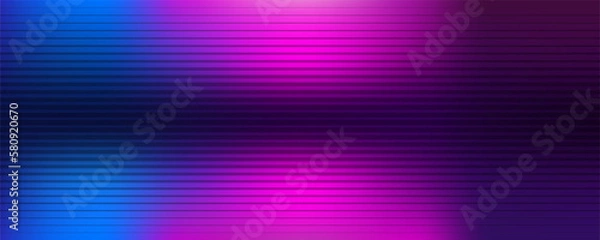 Obraz Abstract striped lined wide glowing background