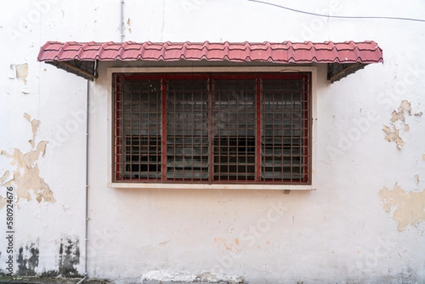 Obraz old window in the house