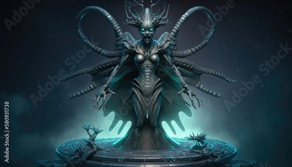 Obraz A Scary Alien has arrived.