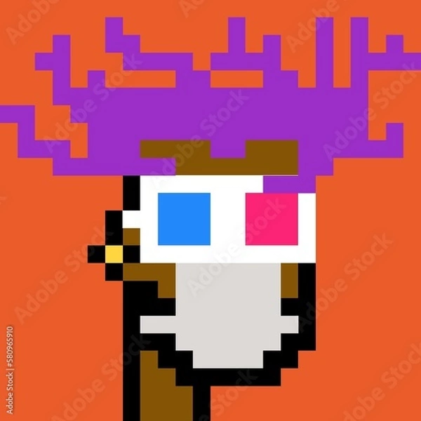 Fototapeta Pixelated people avatar