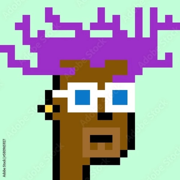 Obraz Pixelated people avatar