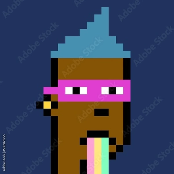 Obraz Pixelated people avatar