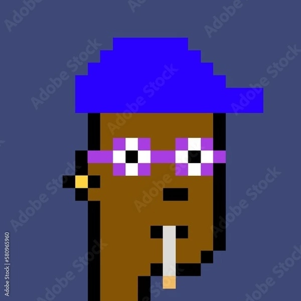 Fototapeta Pixelated people avatar