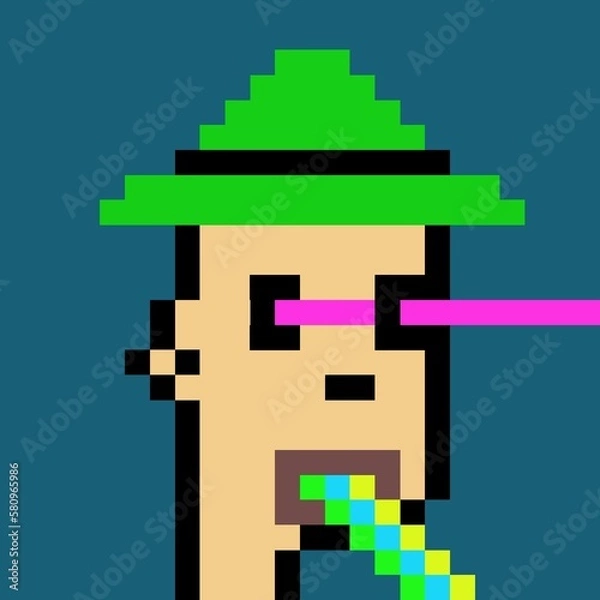 Obraz Pixelated people avatar