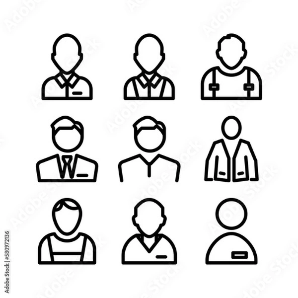 Fototapeta human icon or logo isolated sign symbol vector illustration - high quality black style vector icons
