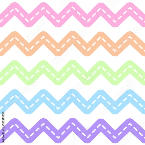 Obraz seamless pattern with waves