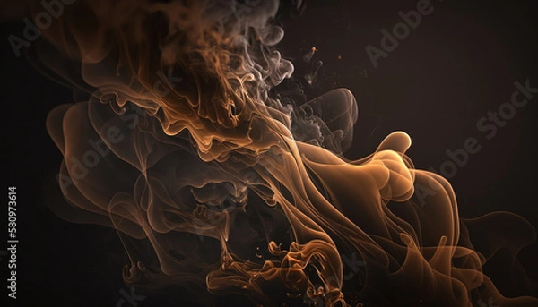 Fototapeta Brown smoke