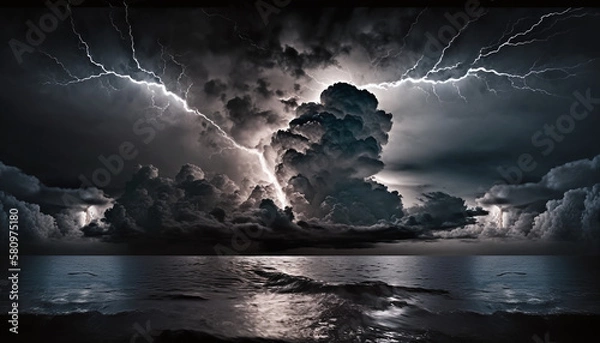 Fototapeta Stormy sky