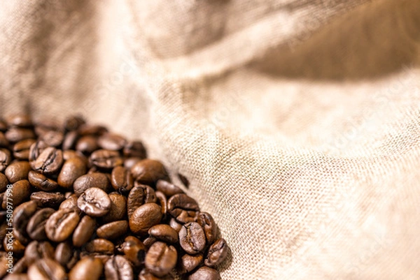 Obraz 自家焙煎のコーヒー豆
