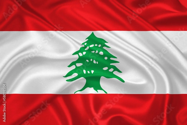 Fototapeta flaga libanu