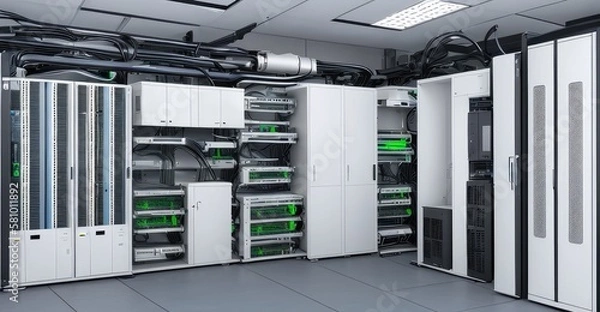 Fototapeta Computer Server, Company Server, Server Room