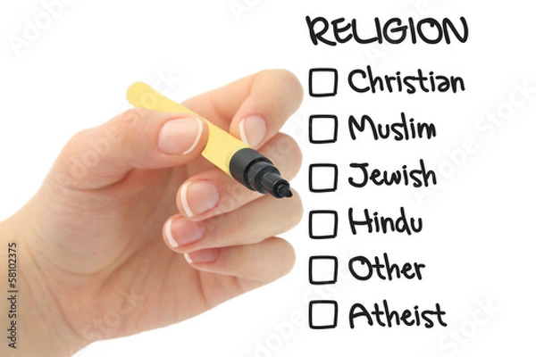 Obraz religion checkbox