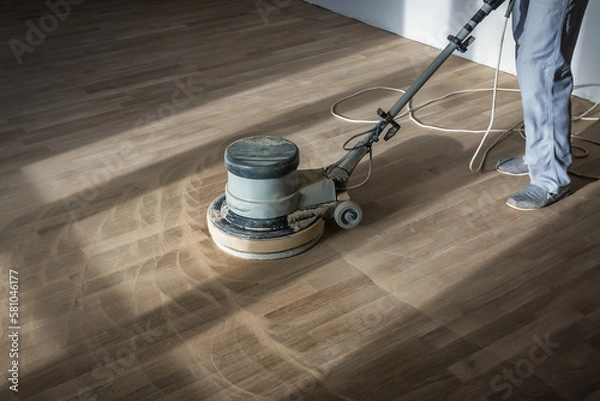 Obraz Professional parquet polishing grinding machine