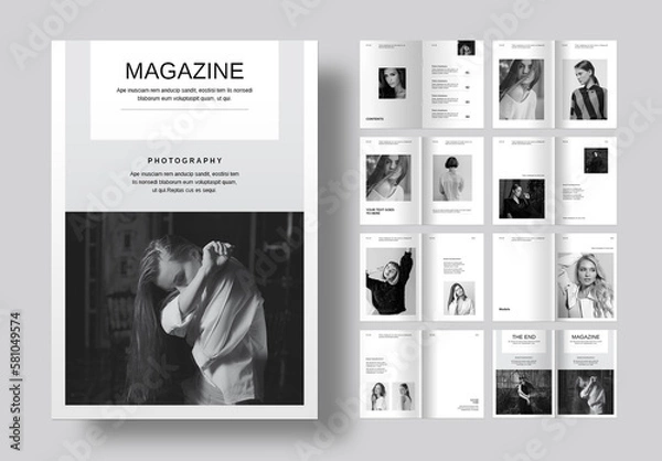 Obraz Magazine Layout