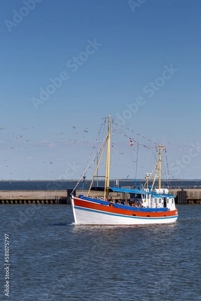 Fototapeta Büsum Nordsee Hafen Fischerboot