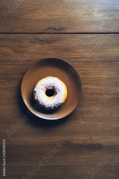 Obraz オシャレなカフェのドーナツ　