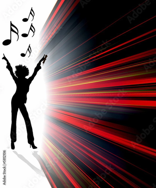 Fototapeta Dancing and singing