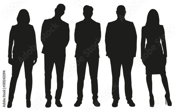 Obraz People silhouettes 55