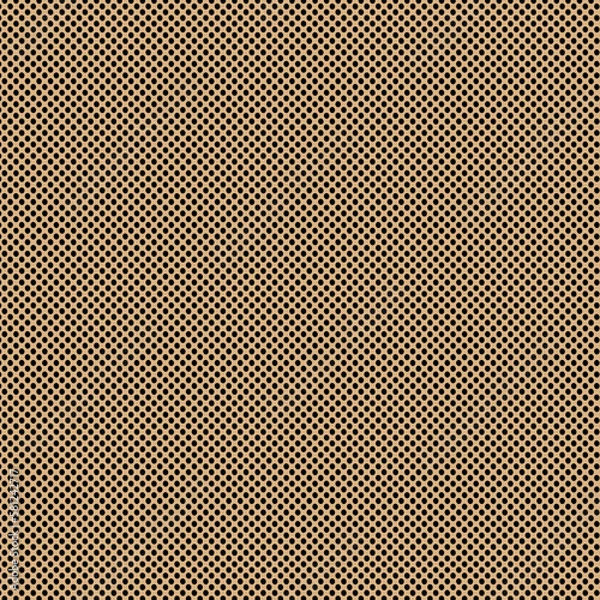 Fototapeta Small polka dot seamless pattern background. Black and Yellow. Fashionable pattern for textiles and interior design.