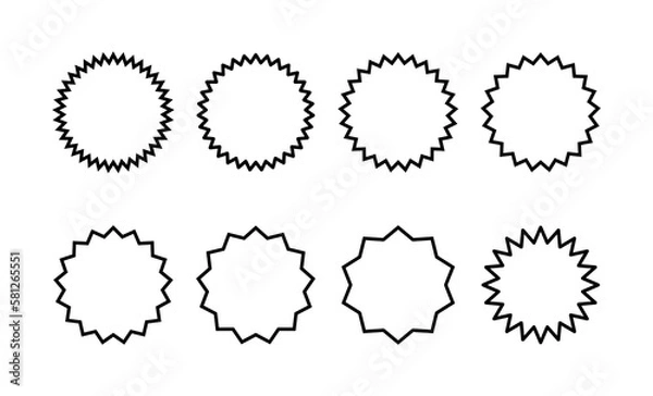 Fototapeta Badge icon vector for web and mobile app. Awards icon vector. Achieve sign and symbols