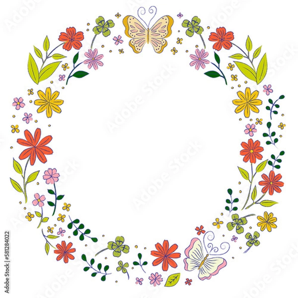 Obraz ボタニカルフレーム