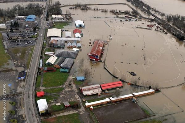 Obraz Washington State Flood