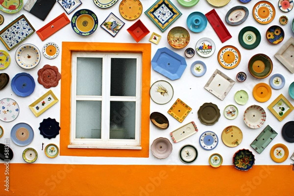 Obraz art window wall plates