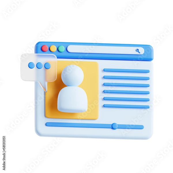 Fototapeta 3d tutorial icon