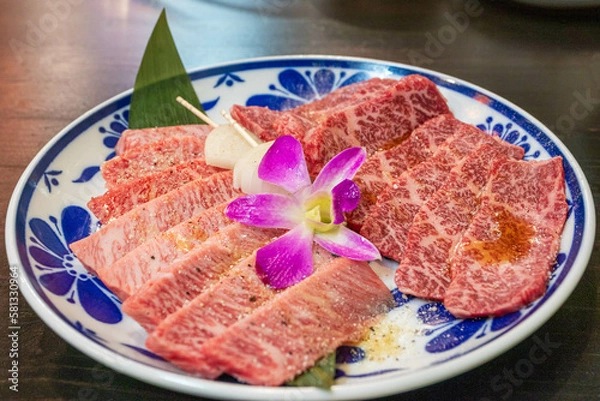 Obraz 石垣牛のカルビとロース
