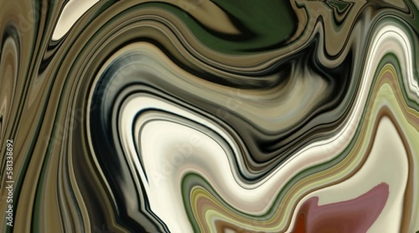 Fototapeta Textile marble stone texture abstract background. swirl painted artificial, marbled surface ink digital marbling gradient color illustration