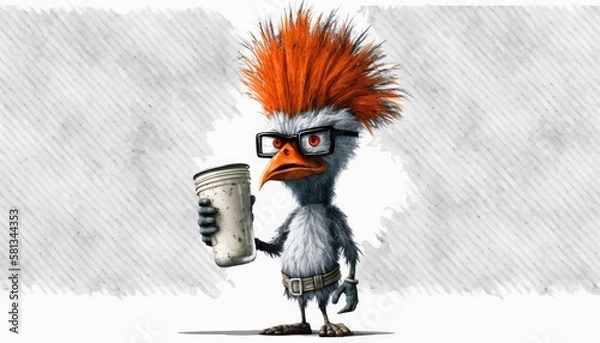 Obraz Never be to chicken to ask for help.