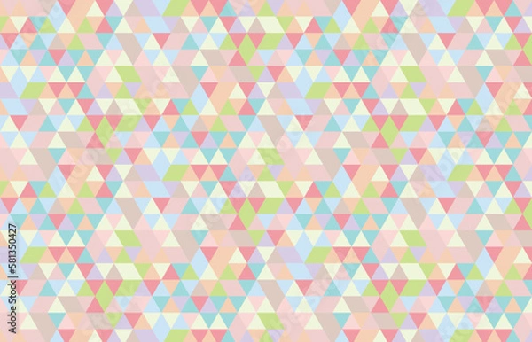 Obraz Modern Abstract Colorful Geometric Triangles background pattern Wallpaper