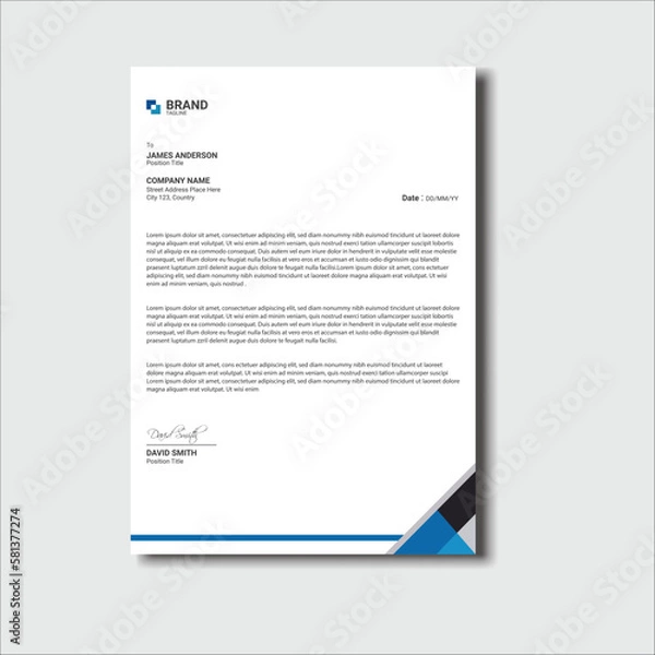 Obraz Letterhead Design 