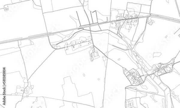 Fototapeta Vector abstract topographic map for your design.